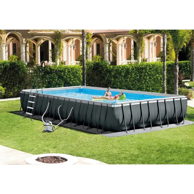 Ultra XTR Rectangular Above-Ground Pool â€?32â€?x 16â€?x 52â€? Includes Filtration Pump System