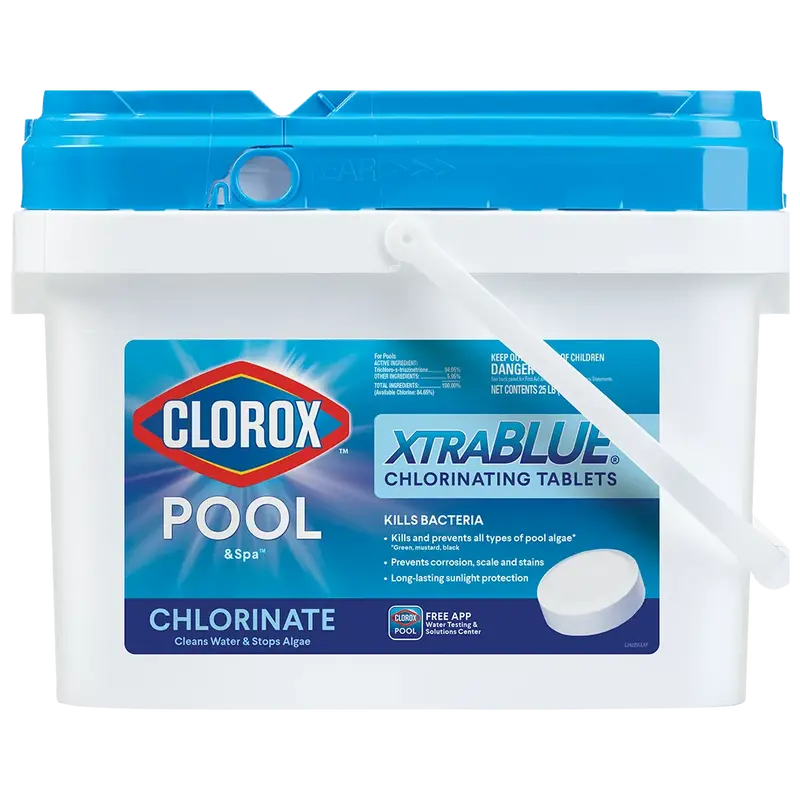 Swimming Pool Chlorine Tablets â€?25-Pound Bulk Pack of Slow-Dissolving Sanitizing Tablets for Clear, Safe Water