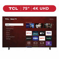 TCL 75-Inch 4-Series 4K UHD Smart TV â€?Roku Built-In, HDR, Voice Remote, Sleek Bezel-Free Design