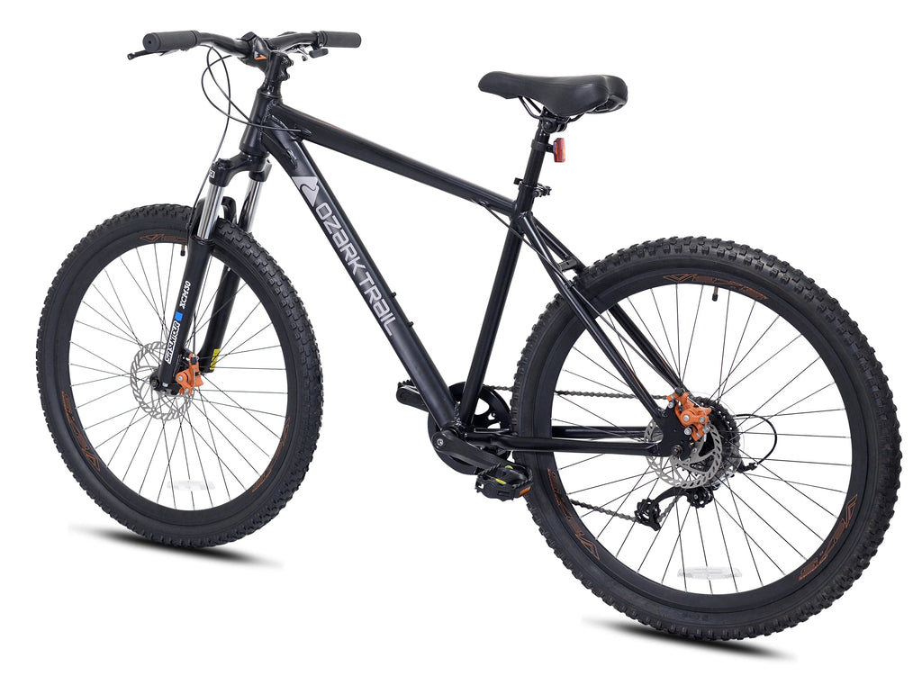 Ozark Trail 27.5" Vibe Mountain Bike, Medium Frame, Black, Adult, Unisex