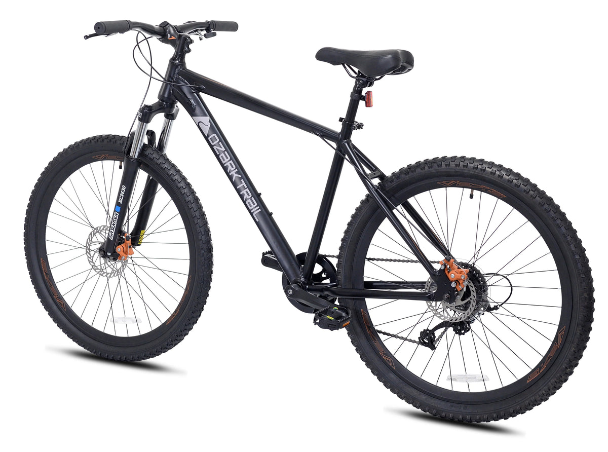 Ozark Trail 27.5" Vibe Mountain Bike, Medium Frame, Black, Adult, Unisex