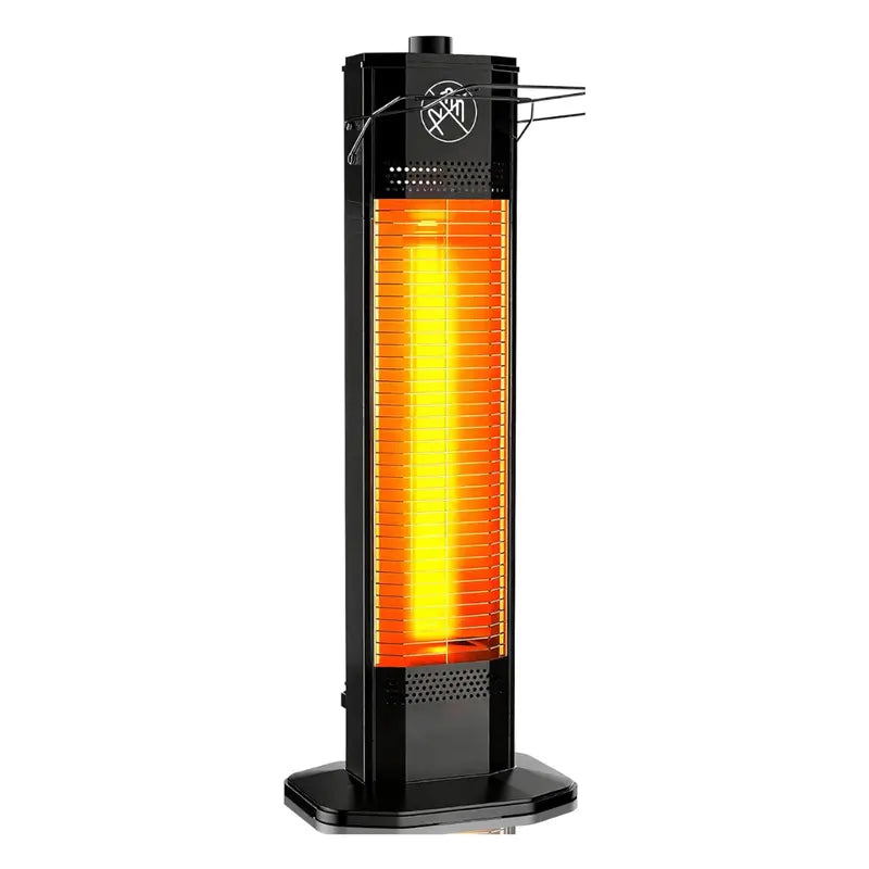 Tower-Style Electric Patio Heater with Digital Timer & Remote Control