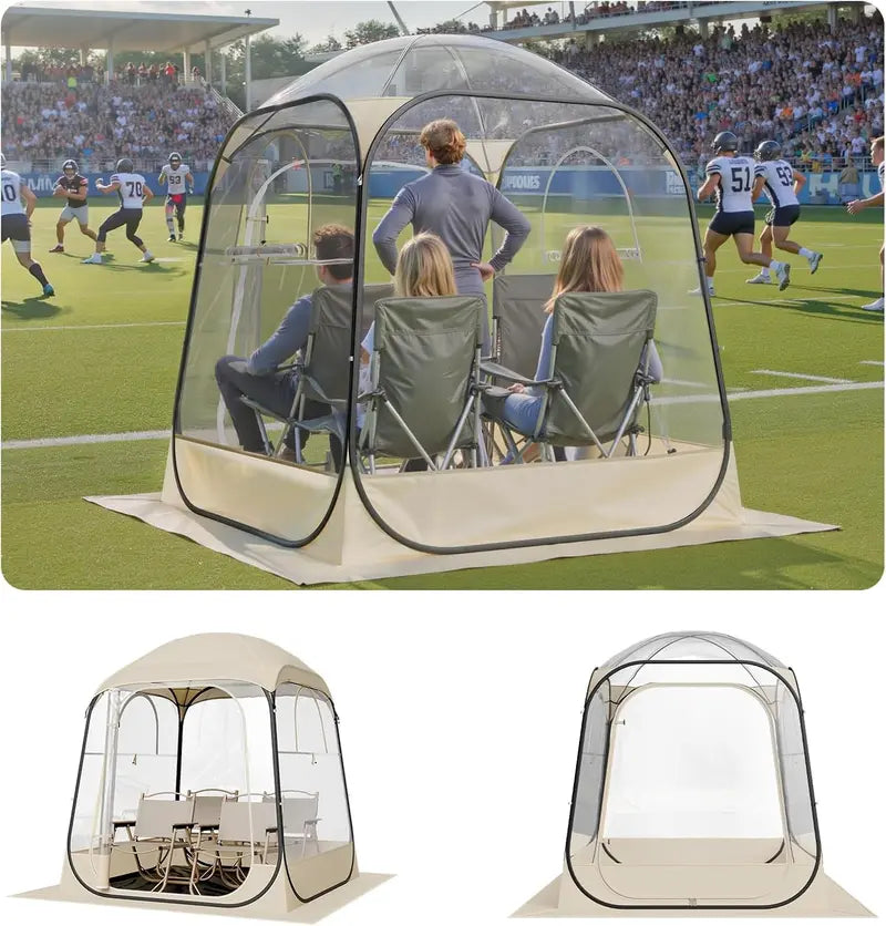 VEVOR Clear Bubble Pop-Up Tent for Outdoor Activities â€?Eight Size Options for 1 to 6 People