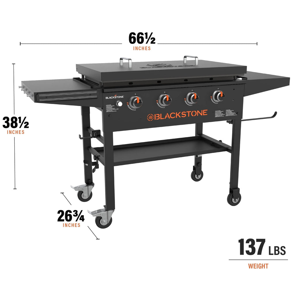 Blackstone 4 - Burner 36" Griddle Cooking Station with Hard Cover