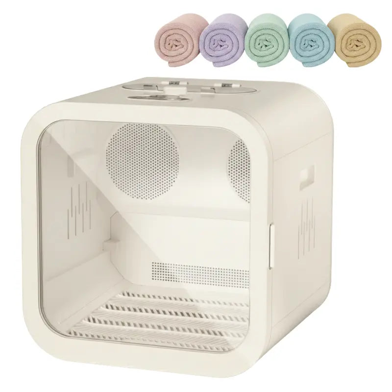 Temperature-Regulated Automatic Pet Drying Station for Cats and Small Dogs
