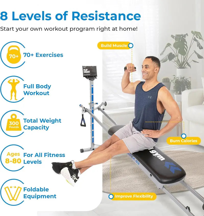 Total Gym APEX â€?Space-Saving Full-Body Home Workout System