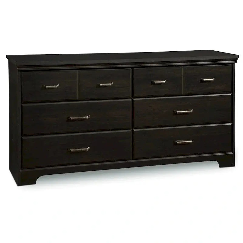 Versa Country Cottage Double Dresser â€?6-Drawer Rustic Bedroom Storage Solution