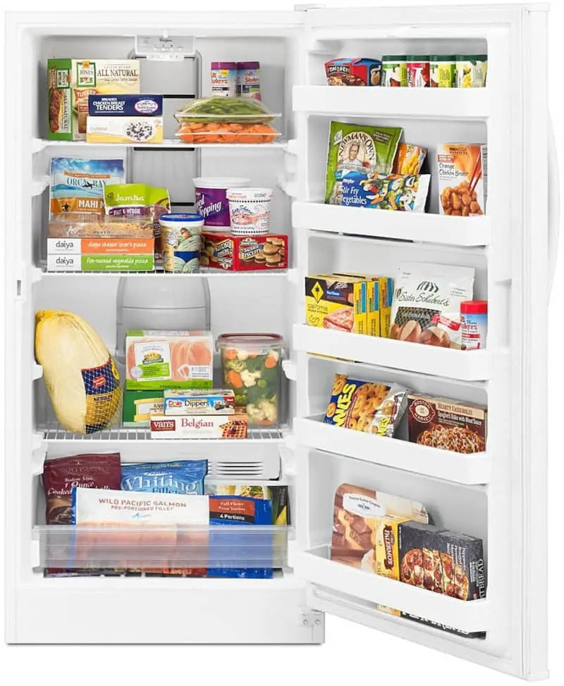 Whirlpool 16 Cu. Ft. Frost-Free Upright Freezer, Electronic Controls, White