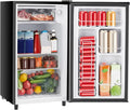 Sweetcrispy 3.2 cu. ft. Mini Fridge with Freezer â€?Single-Door Compact Refrigerator