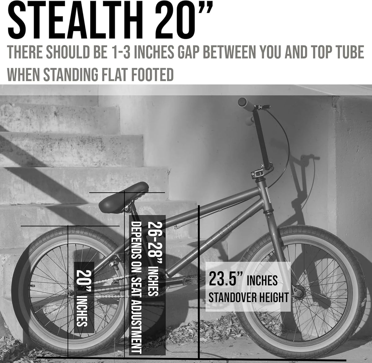 Elite BMX Bicycle 20 Freestyle Bike - Stealth Blue Purple Ideal for Ages 7 to 18 Years
