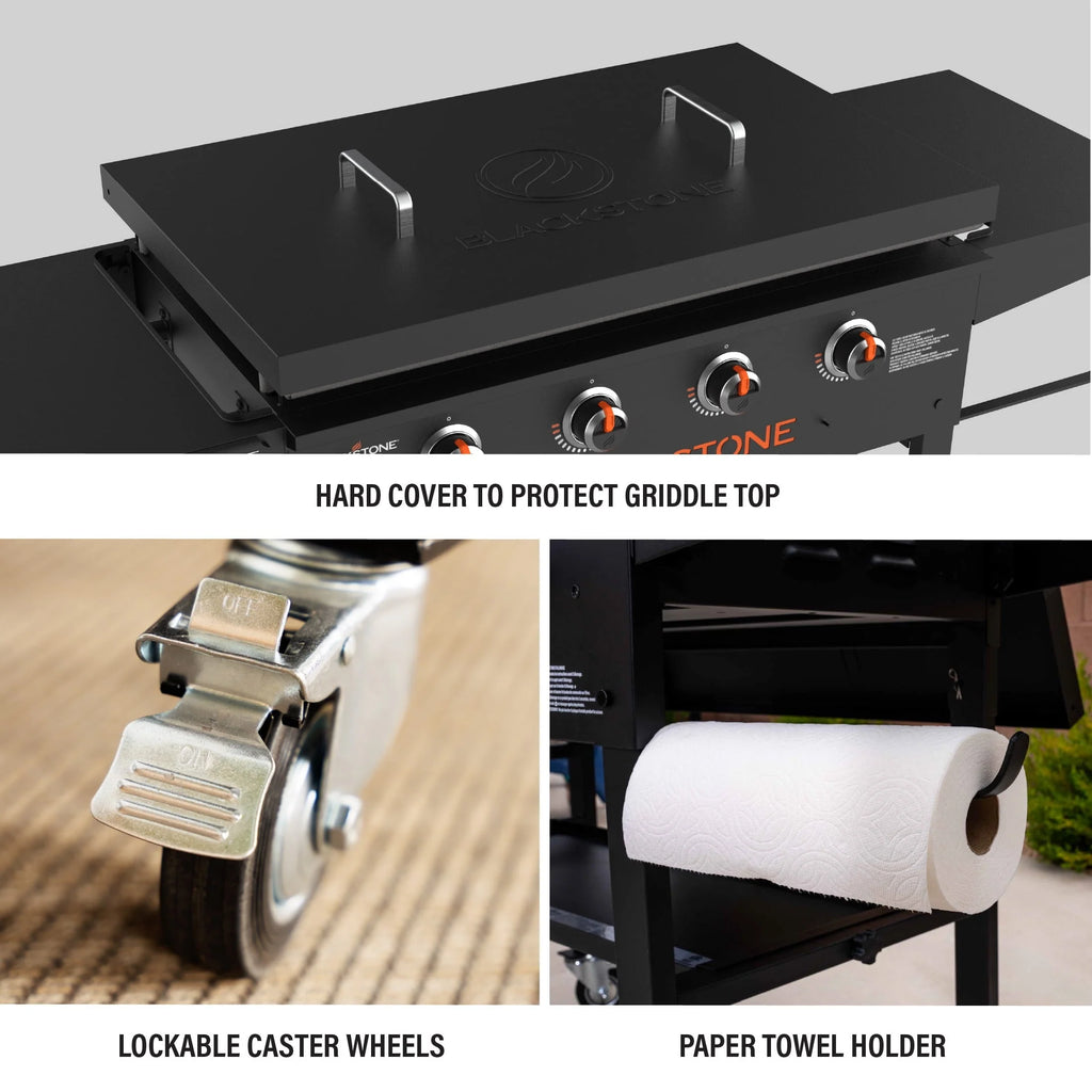 Blackstone 4 - Burner 36" Griddle Cooking Station with Hard Cover