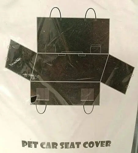 Waterproof Dog Car Seat Cover â€?Scratchproof, Nonslip Backseat Protector with Side Flaps & 4 Bags