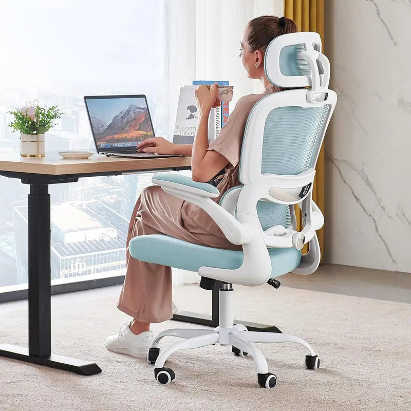 TRALT Ergonomic Office Chair â€?Heavy-Duty 330 lb Capacity Home or Gaming Seat with 360° Casters