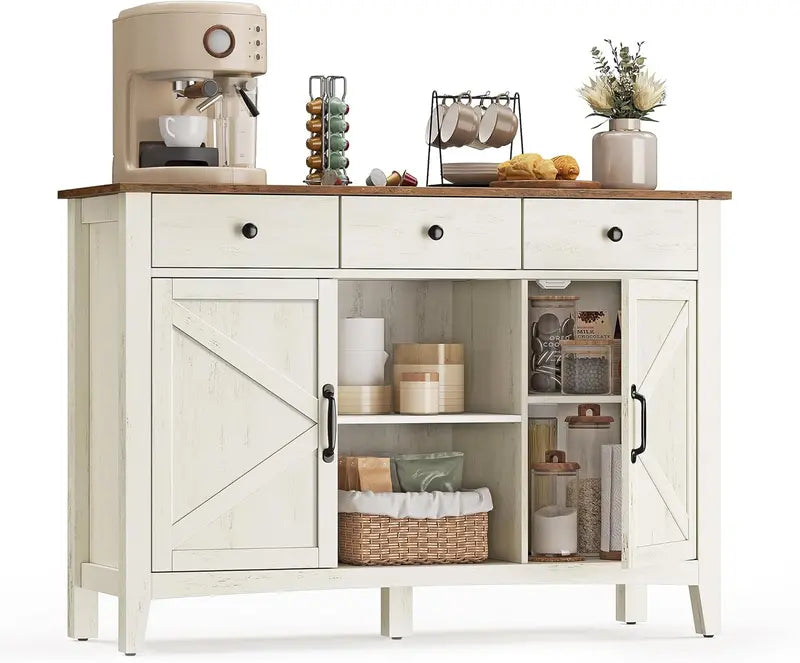 VASAGLE LIRY Collection Buffet Cabinet â€?Multi-Use Storage Credenza or Sideboard