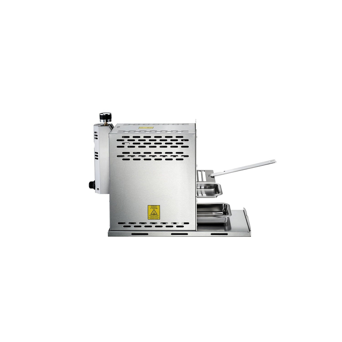 Gas Infrared Grill (Propane) Single. Vertical Cooking and Outdoor Grilling | BBQ Chicken. Steak. Fish. Vegetables | Fast. Efficient Heating Element | Stainless Steel
