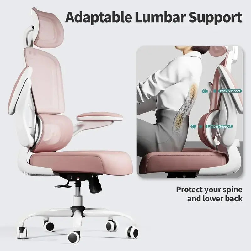 TRALT Ergonomic Office Chair â€?Heavy-Duty 330 lb Capacity Home or Gaming Seat with 360° Casters