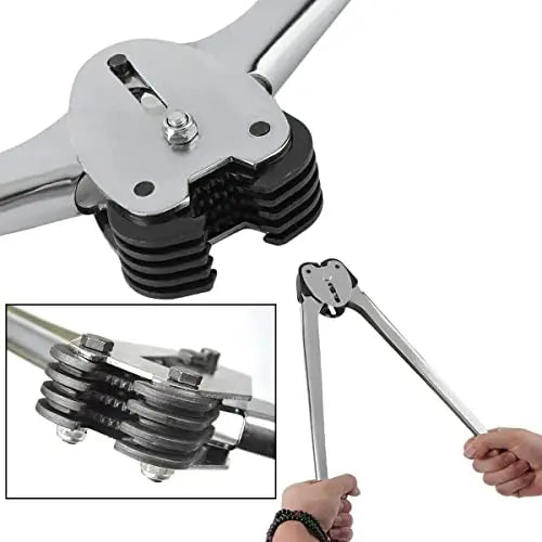Uyoyous Heavy Duty PET/PP Poly Strapping Kit with Steel Tensioner & Sealer Tools, 1/2â€?x 3937' Roll for Shipping