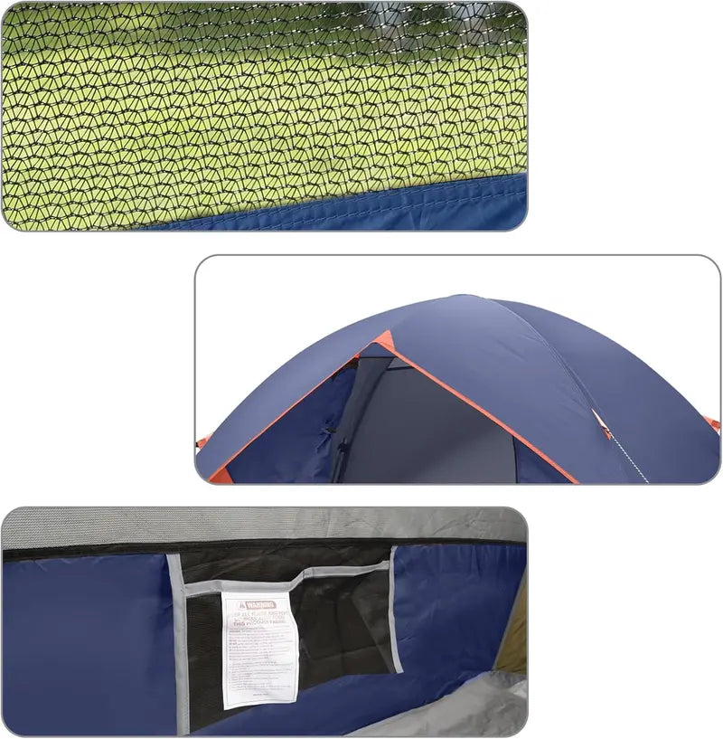 Versatile Dome Camping Tent â€?Lightweight 2/3/4/6 Person Portable Shelter for Backpacking & Beach Trips