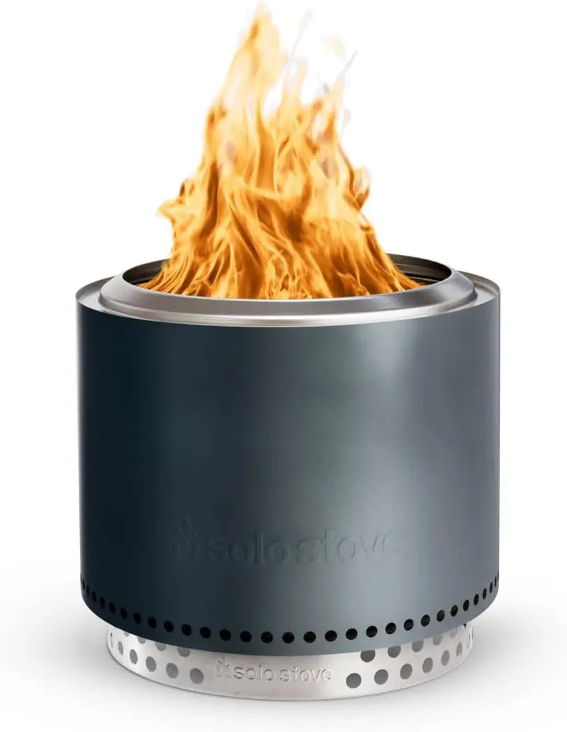 Solo Stove Bonfire 2.0 Smokeless Fire Pit â€?19.5â€?Stainless Steel Portable Outdoor Fireplace with Stand & Ash Pan, Perfect for 4â€? People