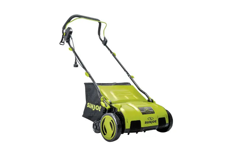 Sun Joe AJ805E Electric Lawn Dethatcher â€?15-Inch, 13-Amp with Collection Bag