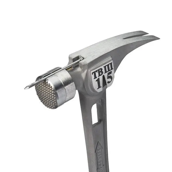 Stiletto TB3MC 15 oz Titanium Ti-Bone III Hammer â€?Milled Face & Ergonomic Curved Handle