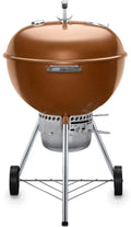 Weber Original Kettle Premium Charcoal Grill â€?22-Inch Copper-Finished BBQ Grill with One-Touch Cleaning