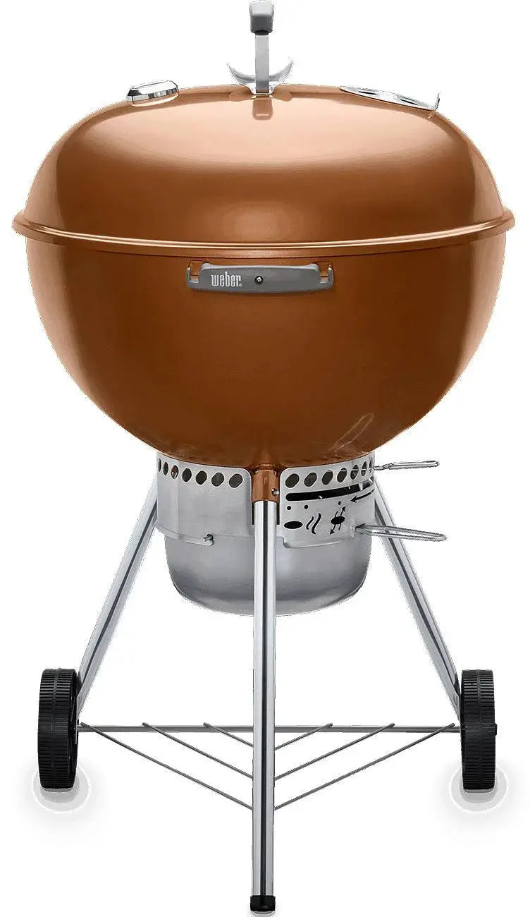 Weber Original Kettle Premium Charcoal Grill â€?22-Inch Copper-Finished BBQ Grill with One-Touch Cleaning
