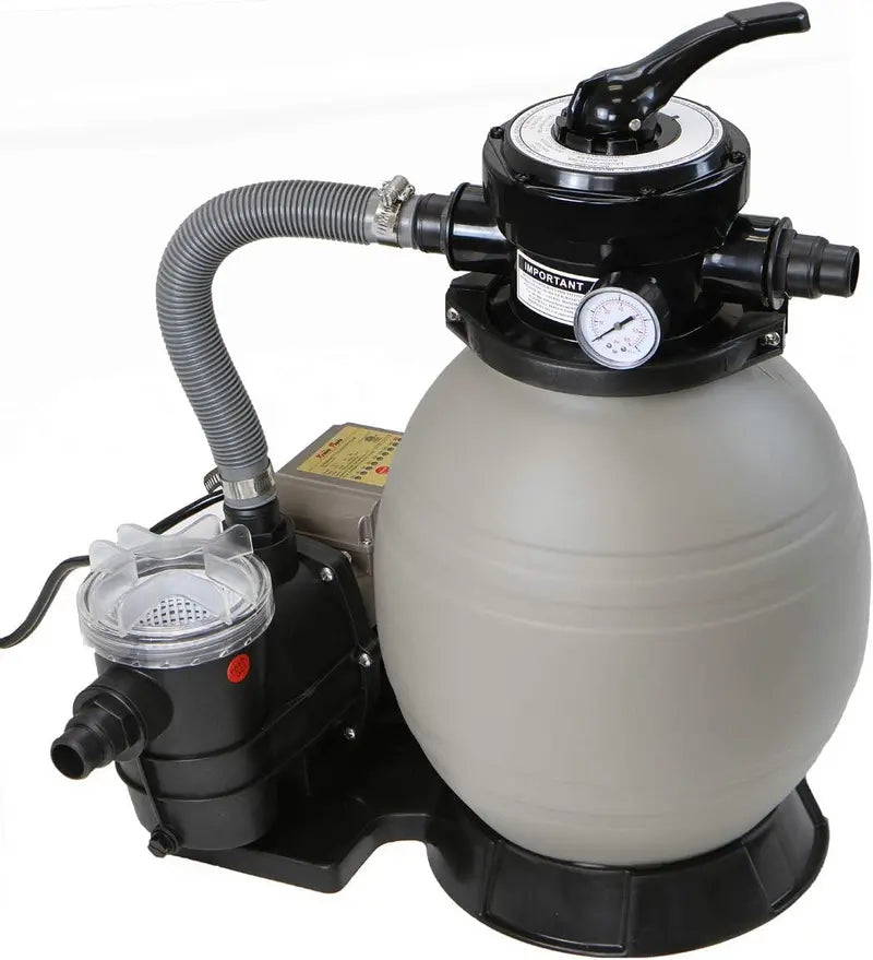 XtremepowerUS 16â€?Sand Filter & 3/4 HP Pool Pump System for 15,000 Gallon Above Ground Pools