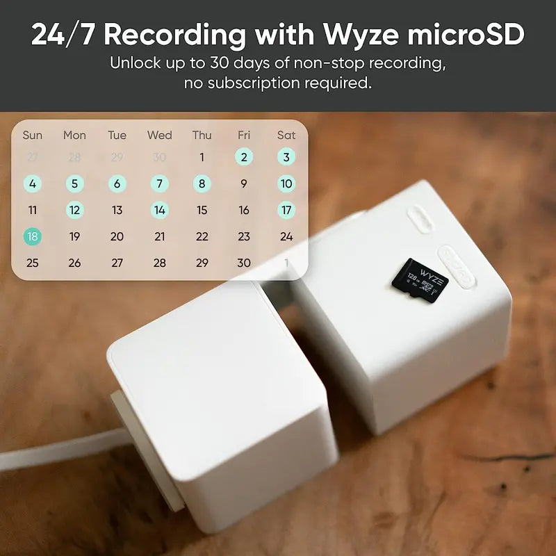 Wyze Cam Pan v3 1080p Indoor/Outdoor WiFi Security Camera with Pan/Tilt/Zoom â€?White