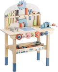 Wooden Kids' Tool Workbench â€?Hands-On Construction Play Table with Integrated Tool Set