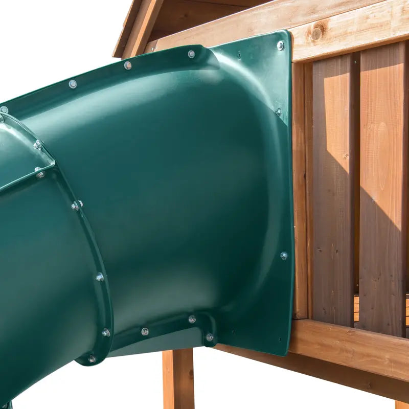 Swing-N-Slide 5 Foot Turbo Tube Slide with Lifetime Warranty, Green