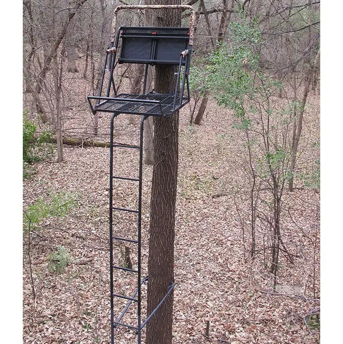 X-Stand Jayhawk 20-Inch Two-Person Tree Stand â€?Lightweight Hunting Ladder Platform with Safety Features
