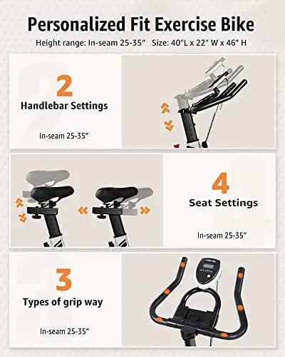 YOSUDA Indoor Cycling Bike Stationary with Ipad Mount   Comfortable Seat Cushion