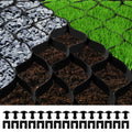 VEVOR Ground Grid, 1885 lbs per Sq ft Load Geo Grid, 2" Depth Permeable Stabilization System for DIY Patio, Walkway, Shed Base