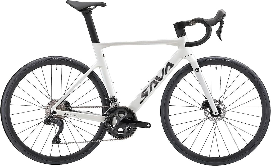 SAVADECK Carbon Road Bike, 22 Speed Dis Brake Bikes for Women and Men, T800 Carbon Fiber Frame Lightweight Road Bicycle, 700C Wheels Racing Bike with Shimano R7020 Shift Groupset