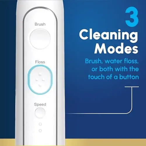 Waterpik Sonic-Fusion 2.0 Professional Flossing Toothbrush & Water Flosser Combo â€?White SF-04