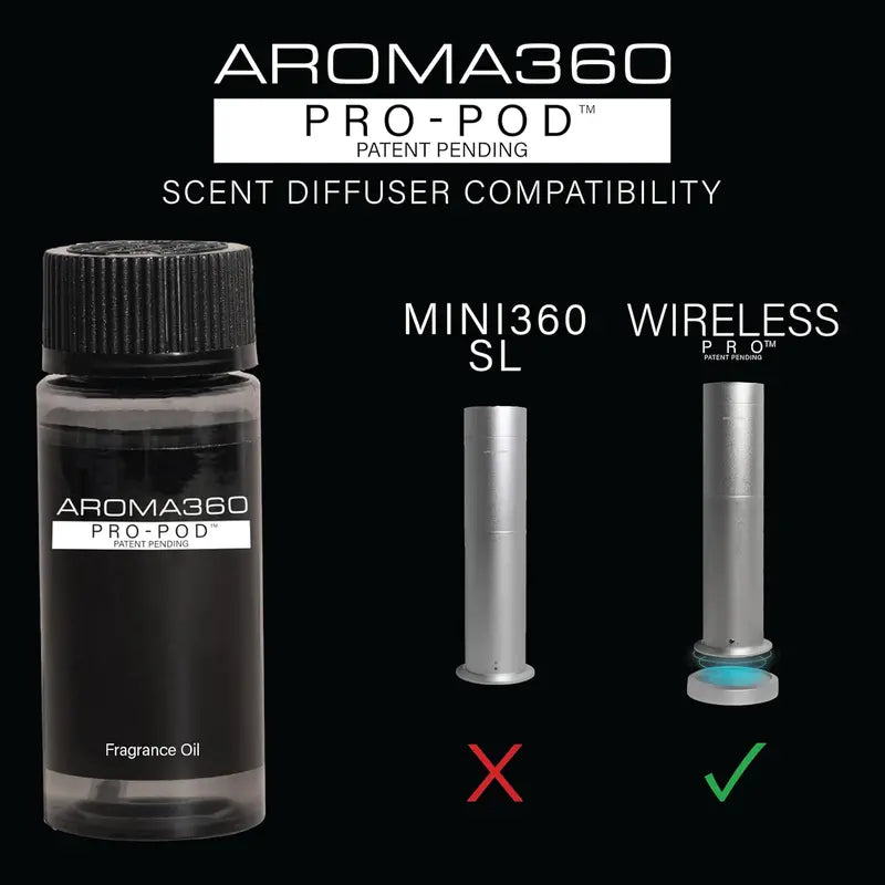 Wireless Pro Portable Essential Oil Diffuser, Midnight Black â€?Cordless, Covers 600 sq ft, Remote Controlled â€?Ideal for Home & Office Aromatherapy