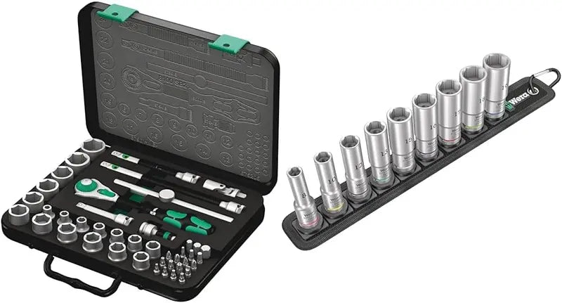 Wiha 43-Piece 3/8â€?Metric Ratchet Set â€?Model 5003594001, Includes Zyklop 8100 SB 2 Tools