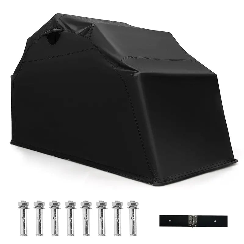 Waterproof Motorcycle Storage Shed with Reinforced 600D Oxford Fabric & Ventilation
