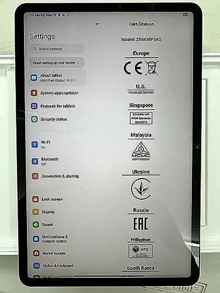 Xiaomi Pad 6 Tablet, 11â€?144Hz Display, 128GB Storage, 6GB RAM, WiFi, Dolby Atmos, 13MP Camera, Gravity Gray