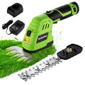 WORKPRO 12V Cordless 2-in-1 Grass & Hedge Trimmer â€?Includes 2.0Ah Battery + 1-Hour Fast Charger
