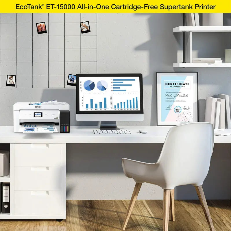 Wireless Color All-in-One Printer â€?Portable Inkjet with Scanning, Copying & Mobile Printing Support