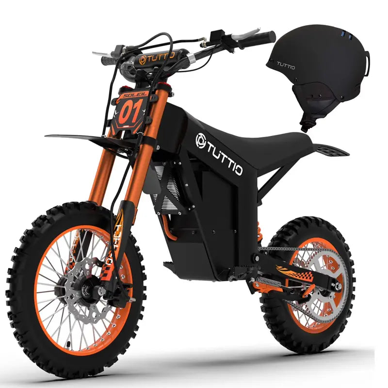 TUTTIO Soleil01 Adult Electric Dirt Bike â€?2000W Motor, 48V/21Ah Battery, 37 mph, Full Suspension