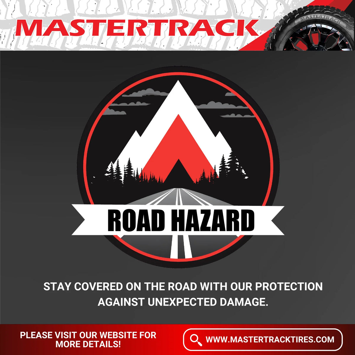 Mastertrack UN203 ST175/80R13 6 Ply 91/87N Load Range C Radial Trailer Tire - ST 175/80/13 175/80R13, Set of 2 (No Wheels)