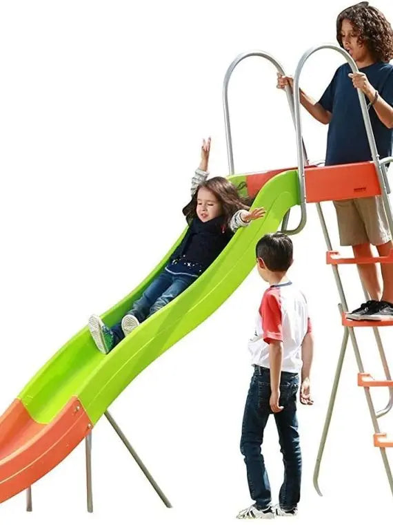 Swing-N-Slide Outdoor Play Set: 10 ft Freestanding Climber with Slide & Swings for Kids â€?Ideal for Backyard Playground