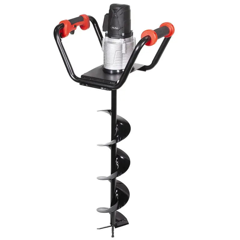 XtremepowerUS 1500W Post Hole Digger â€?6â€?Auger Bit, Anti-Vibration Grip & Safety Lock