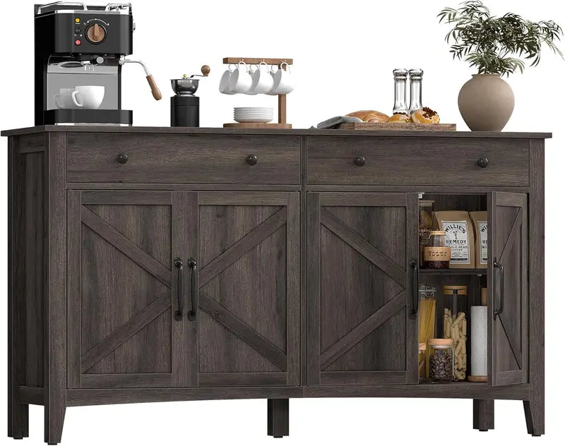 VASAGLE LIRY Collection Buffet Cabinet â€?Multi-Use Storage Credenza or Sideboard