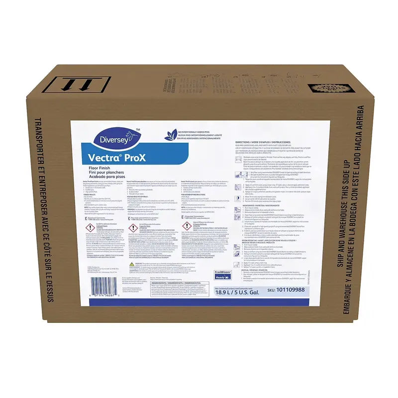 Vectra Finish Ammonia Cleaner â€?5 Gallon (18.9 L), Industrial Strength, Part #5105047