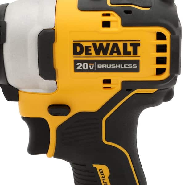 ATOMIC 20V MAX Cordless Brushless Compact 1/4 in. Impact Driver. (2) 20V 1.3Ah Batteries. Charger. and Bag