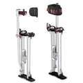 Yescom Drywall Stilts 24â€?40â€?Adjustable Aluminum Tool Stilt with Knee Pad Protection for Painting Painter Taping Silver